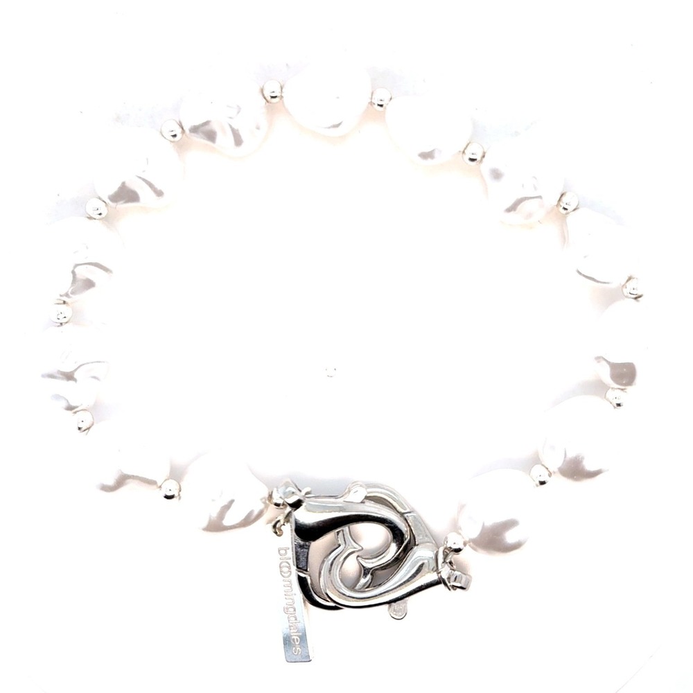Faux Pearls Bloomingdale's Bracelet (e5)